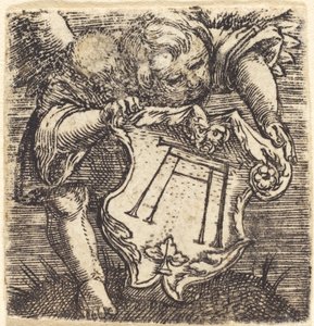 Genii s Altdorferovým Schramem od Albrecht Altdorfer