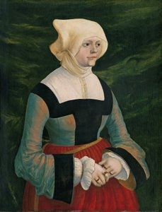 Německy: Bildnis einer jungen Frau Portrét mladé ženy od Albrecht Altdorfer