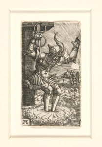 Horace Cocles skočí do Tibery od Albrecht Altdorfer