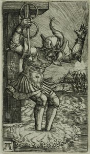 Horatius Cocles Skok do Tibery od Albrecht Altdorfer