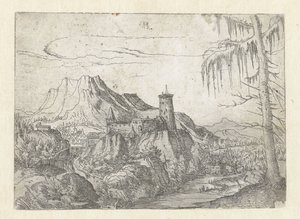 Krajina s velkým hradem od Albrecht Altdorfer