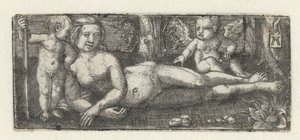 Ležící Venuše se dvěma putti od Albrecht Altdorfer