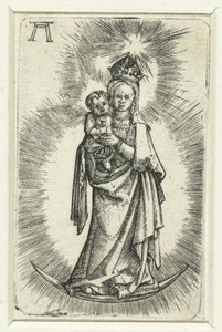 Madonna na půlměsíci od Albrecht Altdorfer