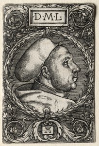 Martin Luther, ca. 1525. od Albrecht Altdorfer