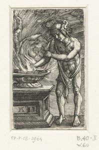 Mucius Scaevola od Albrecht Altdorfer