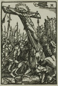 Vzkříšení kříže, z Pádu a vykoupení člověka od Albrecht Altdorfer