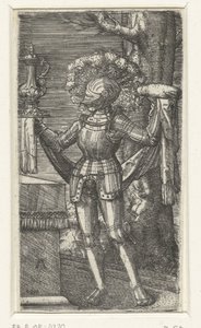Rytíř s vínem a chlebem od Albrecht Altdorfer