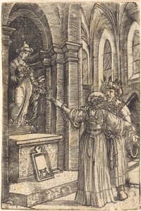 Šalamoun se modlí k modlám od Albrecht Altdorfer
