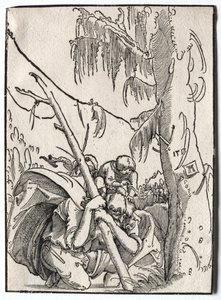 Svatý Kryštof od Albrecht Altdorfer