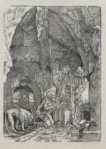 St. Jeroným v jeskyni, c. 1513-15. od Albrecht Altdorfer