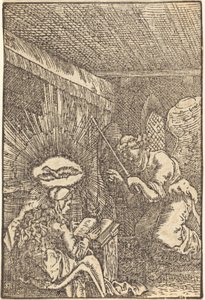 Zvěstování od Albrecht Altdorfer