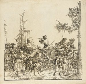 Vůz se zavazadly od Albrecht Altdorfer