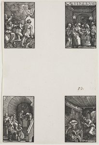 Pád a vykoupení člověka od Albrecht Altdorfer