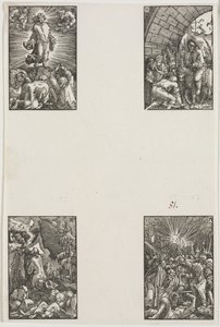 Pád a vykoupení člověka od Albrecht Altdorfer