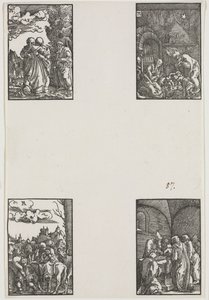 Pád a vykoupení člověka od Albrecht Altdorfer