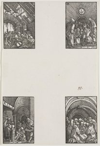 Pád a vykoupení člověka od Albrecht Altdorfer