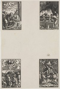 Pád a vykoupení člověka od Albrecht Altdorfer
