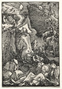 Pád a vykoupení člověka: Chirst na Olivové hoře, c. 1515. od Albrecht Altdorfer