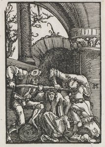 Pád a vykoupení člověka: Kristus korunovaný trním od Albrecht Altdorfer