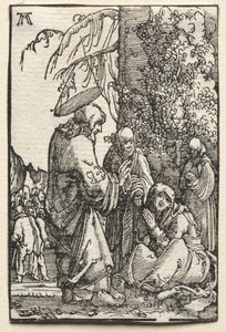 Pád a vykoupení člověka: Kristus opouští svou matku před utrpením, c. 1515. od Albrecht Altdorfer