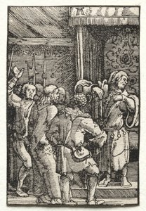 Pád a vykoupení člověka: Kristus před Kaifášem, c. 1515. od Albrecht Altdorfer