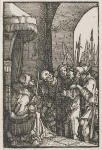 Pád a vykoupení člověka: Kristus před Pilátem, c. 1515. od Albrecht Altdorfer