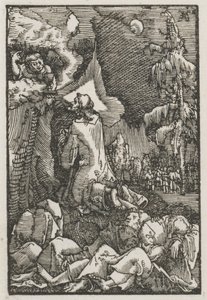 Pád a vykoupení člověka: Kristus na Olivové hoře, c. 1515. od Albrecht Altdorfer