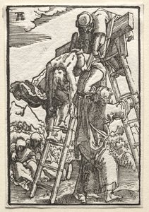 Pád a vykoupení člověka: Sestup z kříže od Albrecht Altdorfer