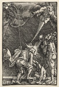 Pád a vykoupení člověka: Sestup do pekla od Albrecht Altdorfer