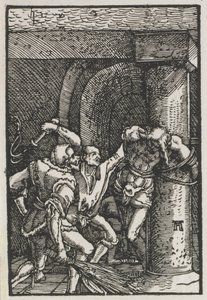 Pád a vykoupení člověka: bičování Krista od Albrecht Altdorfer