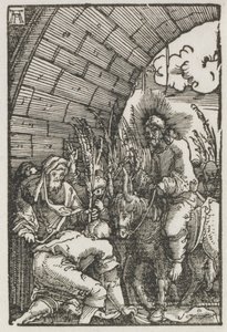 Pád a vykoupení člověka: Vjezd do Jeruzaléma od Albrecht Altdorfer