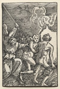 Pád a vykoupení člověka: Vyhnání z ráje, c. 1515. od Albrecht Altdorfer