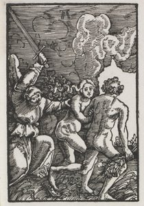 Pád a vykoupení člověka: Vyhnání z ráje, c. 1515. od Albrecht Altdorfer
