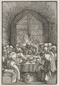 Pád a vykoupení člověka: Poslední večeře od Albrecht Altdorfer