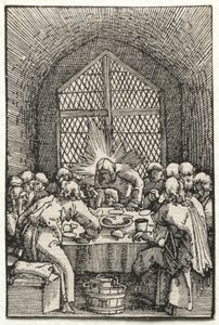 Pád a vykoupení člověka: Poslední večeře, c. 1515. od Albrecht Altdorfer