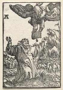 Pád a vykoupení člověka: Poselství anděla Joachimovi, c. 1515. od Albrecht Altdorfer