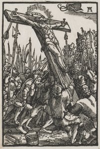 Pád a vykoupení člověka: Vzkříšení kříže od Albrecht Altdorfer