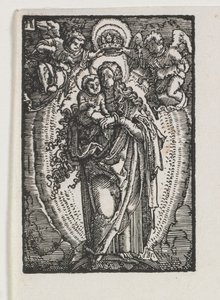 Pád a vykoupení člověka: Panna jako královna nebes, c. 1513. od Albrecht Altdorfer