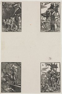 Pád a vykoupení člověka, c. 1515. od Albrecht Altdorfer