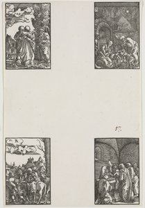 Pád a vykoupení člověka, c. 1515. od Albrecht Altdorfer