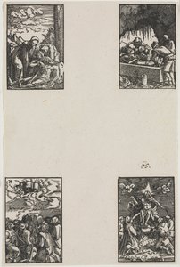 Pád a vykoupení člověka, c. 1515. od Albrecht Altdorfer