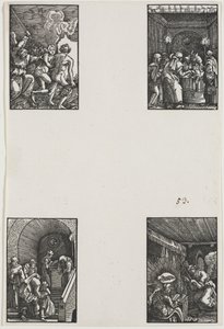 Pád a vykoupení člověka, c. 1515. od Albrecht Altdorfer