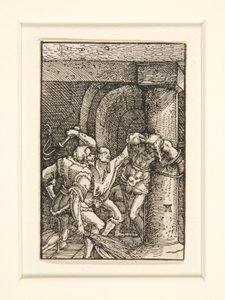 Bičování ze série Pád a Vykoupení člověka od Albrecht Altdorfer