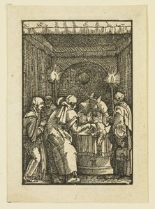 Velekněz odmítající Joachimovu oběť od Albrecht Altdorfer