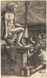 Římská kurtizána (Pomsta kouzelníka Virgila) od Albrecht Altdorfer