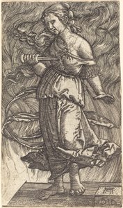 Sebevražda Dido od Albrecht Altdorfer