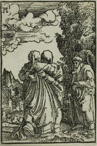 Navštívení z Pádu a vykoupení člověka od Albrecht Altdorfer