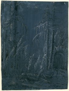 Mrtvý Pyramus od Albrecht Altdorfer