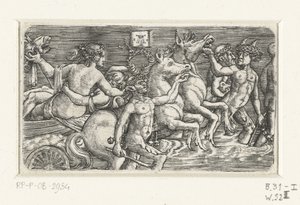 Triumf mořských bohů od Albrecht Altdorfer