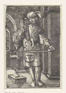 Vedelspeler od Albrecht Altdorfer
